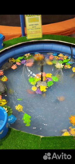 Рыбалка аттракцион, зоомобиль корова