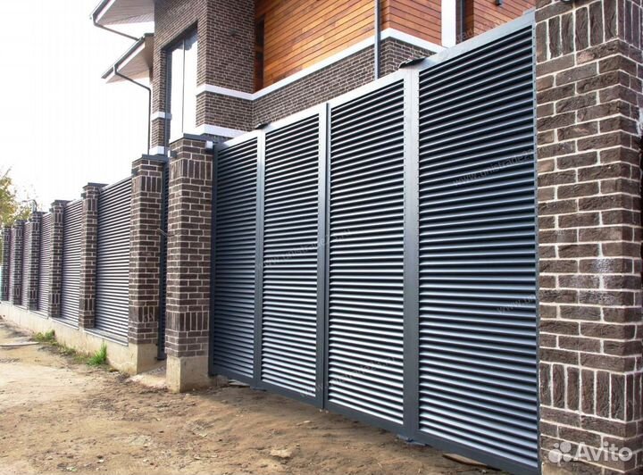 Ворота Распашные/Откатные и Забор под Ключ