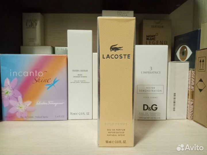 Lacoste pour femme 90ml старая версия