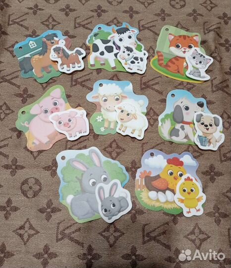 Пазл, развивайка животные