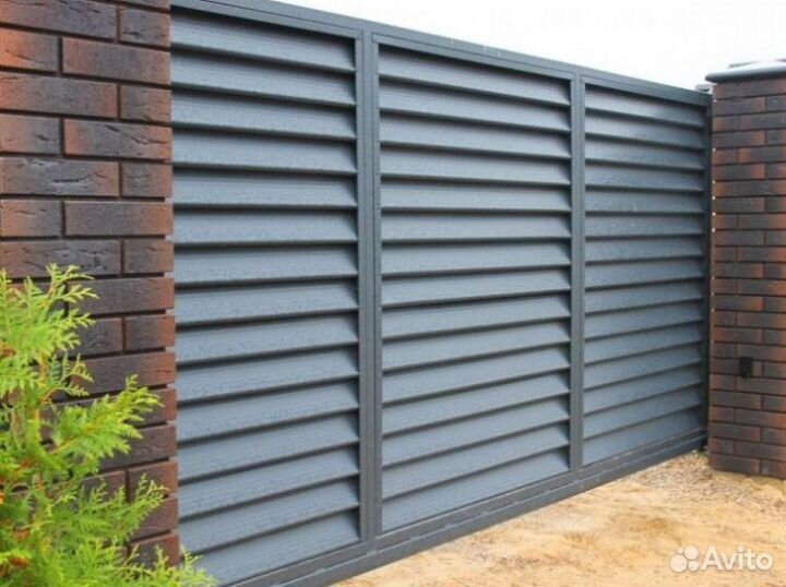 Заборы из профнастила под ключ