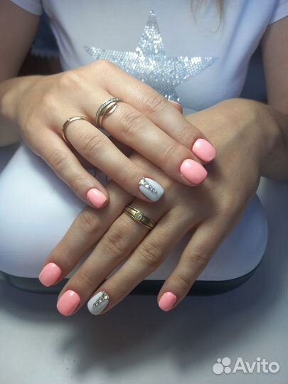 Маникюр с гель лаком