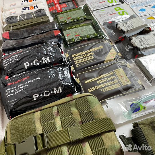 Тактическая аптечка готовая. Эшелон 2+1
