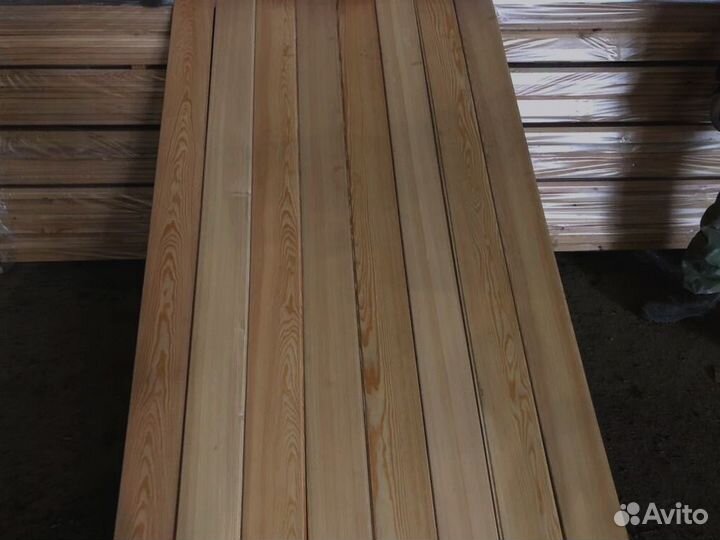 Шлифованные доски лиственницы 30x160 мм, равномерн