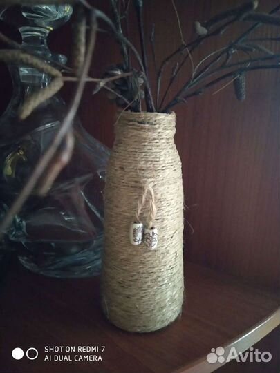 Бутылки для интерьера разные