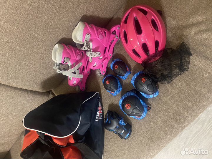 Детские ролики и защита