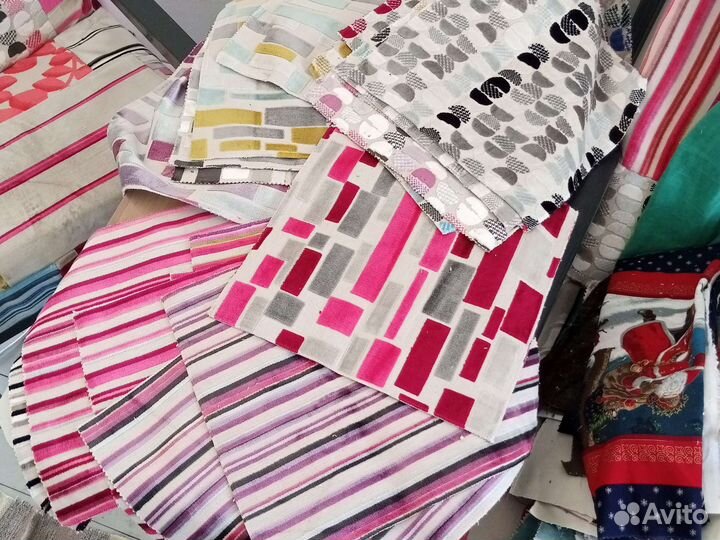 Лоскутки остатки тканей