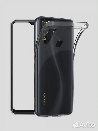 Чехол для Vivo Y19 (силикон/прозрачный)