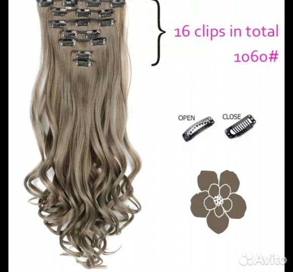 Шиньон с заколками