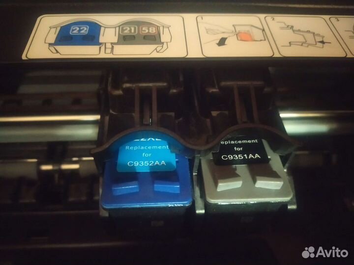 Принтер цветной и картриджи