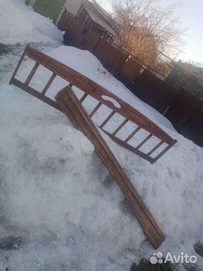 Изголовье длякровати массив. Стул