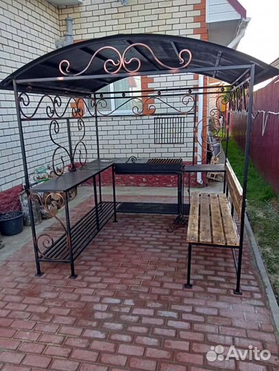 Мангальная зона.Ковка