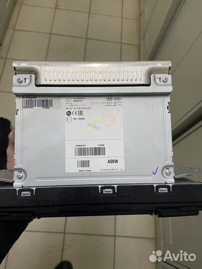 Штатная Магнитола kia rio X-line kia rio 4