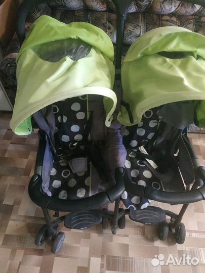 Коляска для двойни