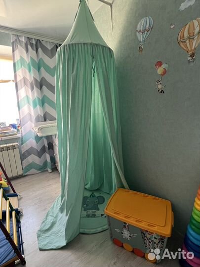 Балдахин домик детский с ковриком