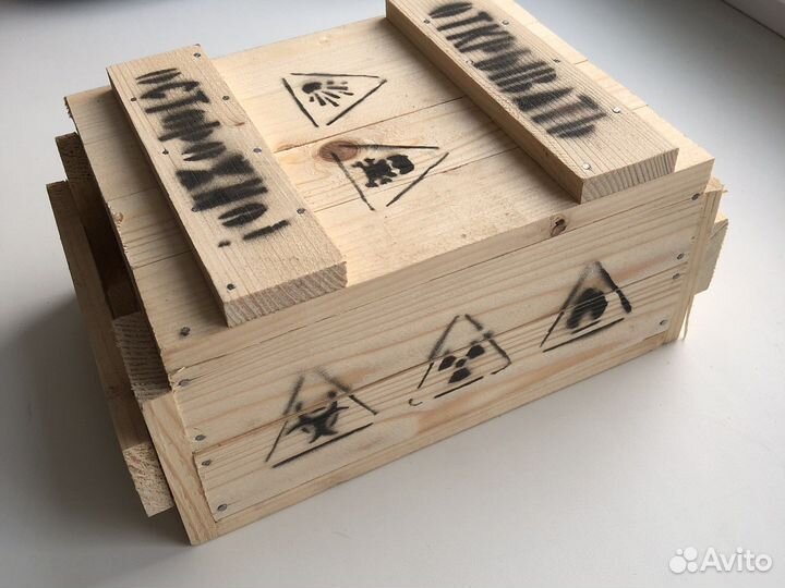 Ящик деревянный подарочной (суровый)