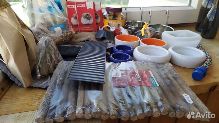 Клетки и мелочи для грызунов