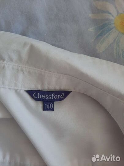Белые рубашки 140 см на мальчика