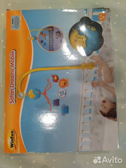 Мобиль + развивающий коврик