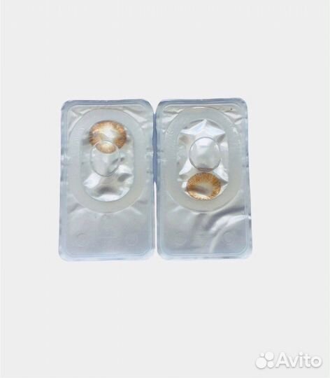 Линзы для глаз карие, новые