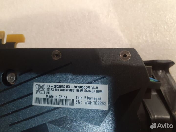 Видеокарта xfx rx580 8gb