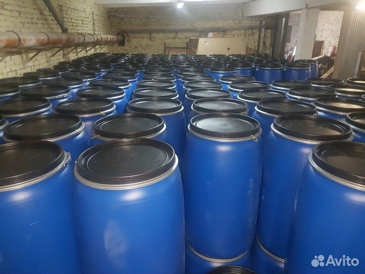 Бочка пищевая Оpen Top Drums 200л с крышкой Новая