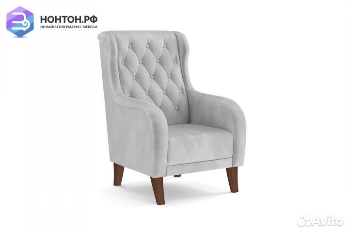 Кресло Амарант светло-серое