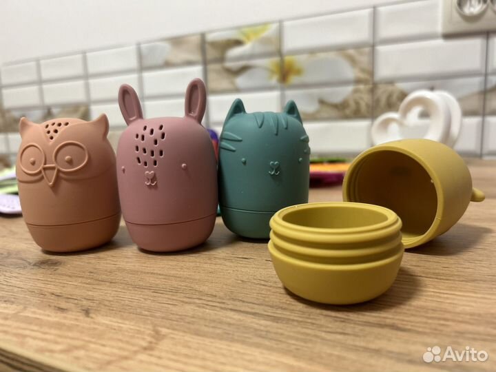 Игрушки для купания в ванной пакетом