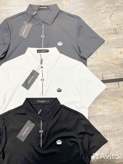 Мужское поло Dolce Gabbana в 3 цветах