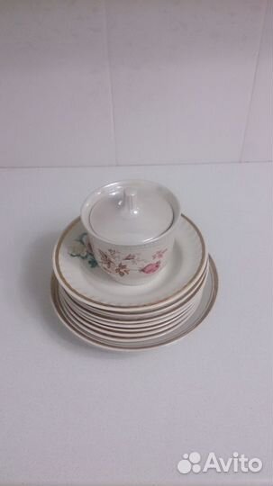 Набор Советского фарфора. 11 предметов