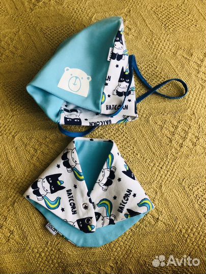 Шапочка, снуд 48 размер