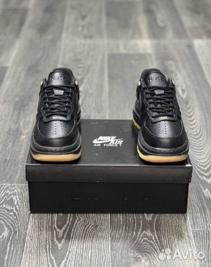 Кроссовки nike air force 1 low luxe black gum