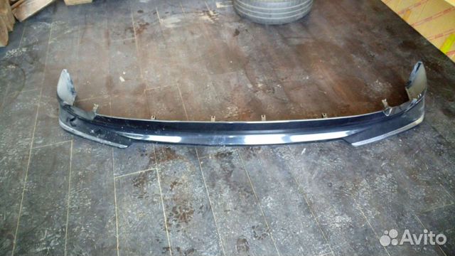 Нижняя губа под передний бампер Ленд Крузер 200