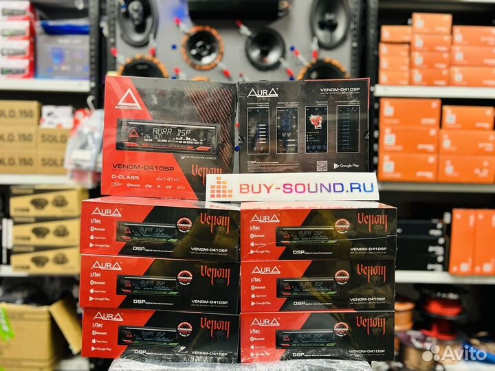 Процессорная магнитола aura venom-D41DSP (2023)