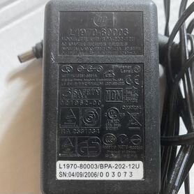 Блок питания внешний 12V 1.25A HP