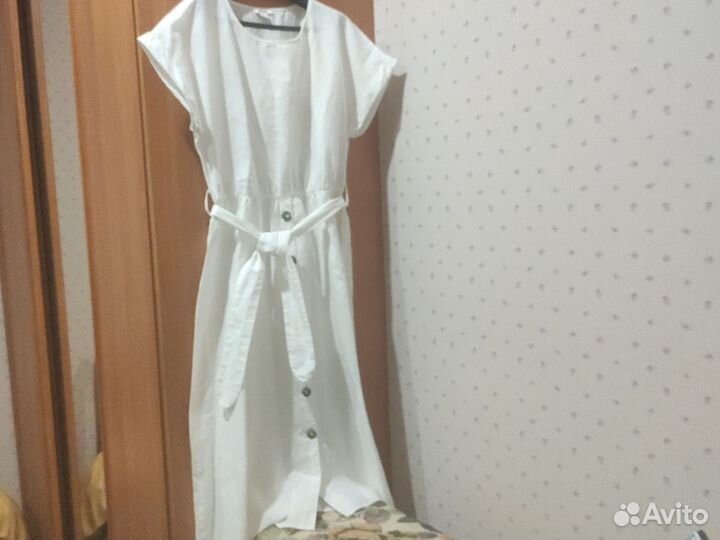 Льняное платье 48,50