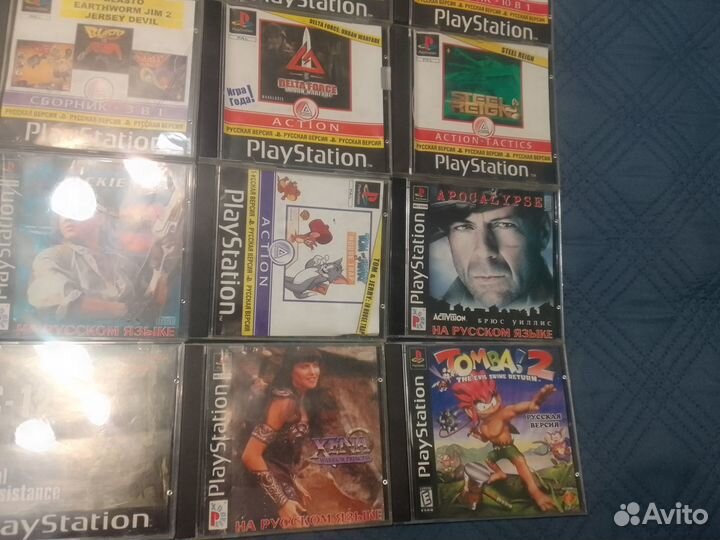 Диски, игры для Play Station