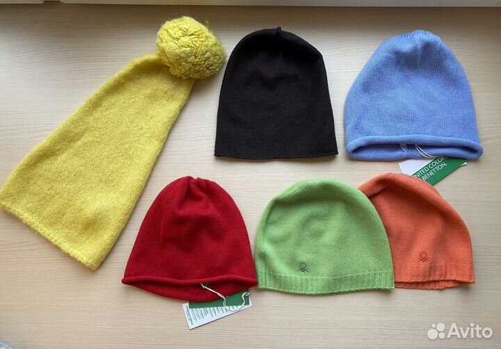 Шапка, шарф, митенки united colors of benetton