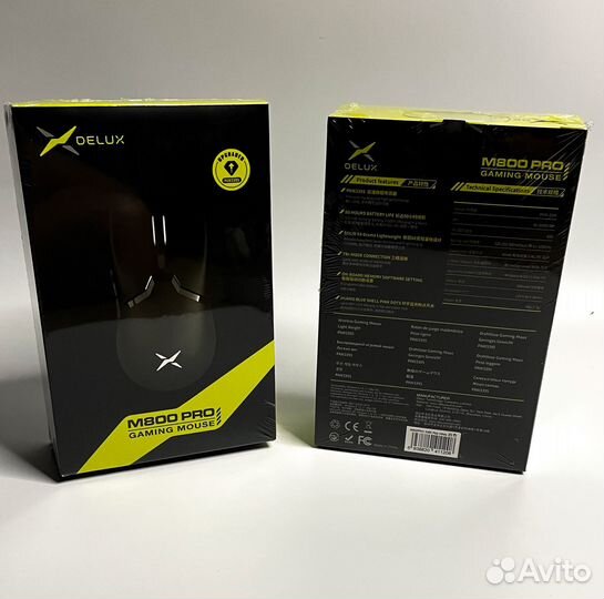 Игровая мышь delux m800 pro (новая версия paw3395)