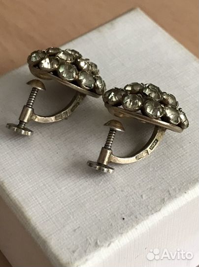 Серьги серьги серебро серьги Антикварные