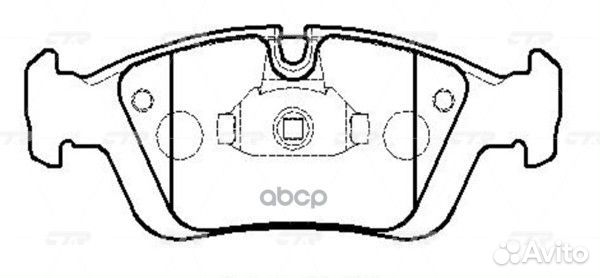 CKB-1 Колодки тормозные дисковые перед GK