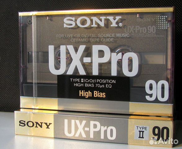 Аудиокассеты Sony UX-Pro 90 chrome Japan