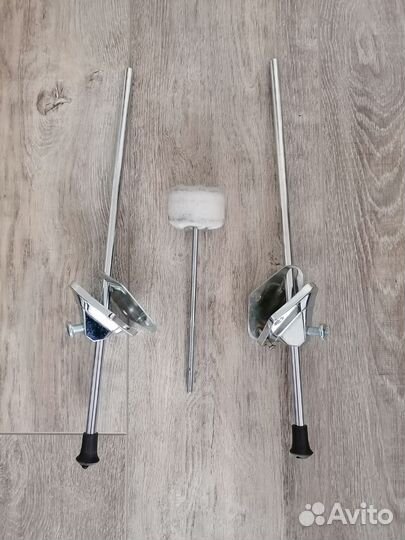 Ножки для бас барабана +колотушка