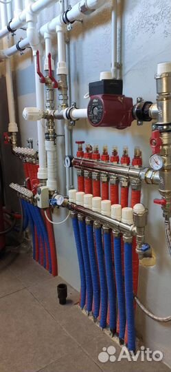 Монтаж отопление водоснабжение частных домов