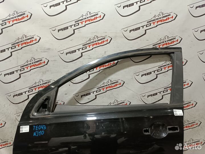 Дверь nissan dualis qashqai J10 J10E KJ10 KNJ10 NJ10 H010A1yama передняя левая черный, Z11 TE043