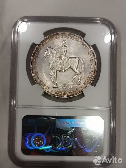 1 доллар Лафайет 1900 года слаб NGC