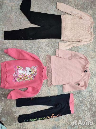 Детские вещи пакетом для девочки 110 116