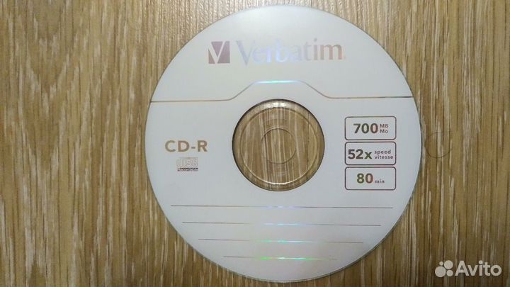 Чистый CD-R диск Verbatim