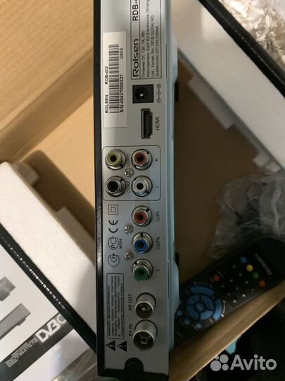 Цифровая тв приставка Rolsen RDB-402 для DTB-C