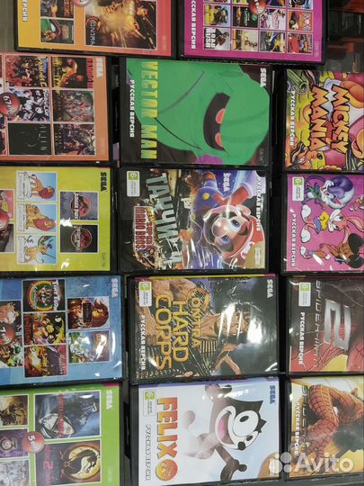 Картриджи для sega